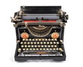 Antique Typewriter, Isolated Object, Isolated Antique Typewriter