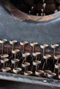 Antique Typewriter Keys Royalty Free Stock Photo