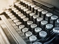 Antique Typewriter Vintage object Background Royalty Free Stock Photo