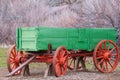 Antique US army supply wagon Royalty Free Stock Photo