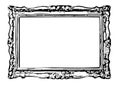 The antique vector frame