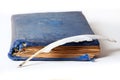 Antique velvet book Royalty Free Stock Photo