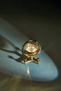 Antique Vintage Brass merin Compass Studio shot mumbai