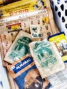 Antique Vintage 1951 -1968 mailers and calendar