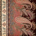 Antique Vintage paisley indian background