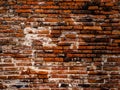 Antique and vintage style brick wallpaper, old red brick wall texture background Royalty Free Stock Photo