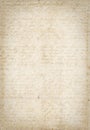 Antique vintage textured paper with script Royalty Free Stock Photo
