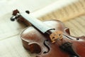 Antique violin Royalty Free Stock Photo