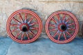Antique Wagon Wheel Royalty Free Stock Photo