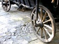 Antique Wagon Wheels Royalty Free Stock Photo