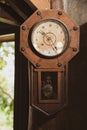 Antique wall clock - Stock image Royalty Free Stock Photo