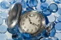 Antique watch under water Royalty Free Stock Photo