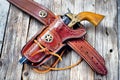 Antique Western Cowboy Pistol Royalty Free Stock Photo