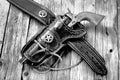 Antique Western pistol Royalty Free Stock Photo