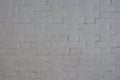 Antique white brick wall covered with paint Royalty Free Stock Photo