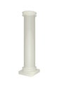 Antique white pillar