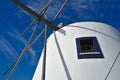 Antique windmill side window