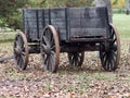 Antique Wood Wagon Royalty Free Stock Photo