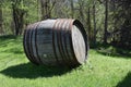 Antique wooden barrels Royalty Free Stock Photo