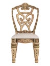 Antique wooden chair Royalty Free Stock Photo