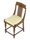 Antique wooden chair Royalty Free Stock Photo