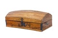 Antique wooden chest Royalty Free Stock Photo