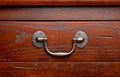 Antique wooden drawers detail Royalty Free Stock Photo