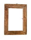 Antique wooden frame Royalty Free Stock Photo