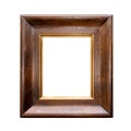 Antique wooden frame Royalty Free Stock Photo