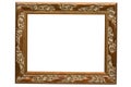 Antique wooden frame Royalty Free Stock Photo