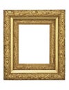 antique wooden gold picture frame