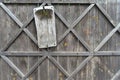 Antique wooden trough