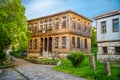 Antique wooden two story house in Malko Tarnovo