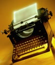 Antique Word Processor - Typewriter Royalty Free Stock Photo