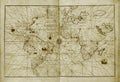 Antique world map