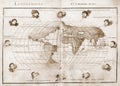 Antique world map