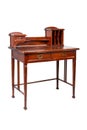 Antique writing desk, table, isolated