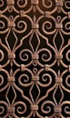 antique wrought iron pattern, grill, Venice