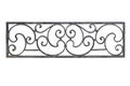 Antique wrought iron railing