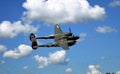 WWII 1944 P38 Royalty Free Stock Photo