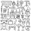 Antiques Doodle Set