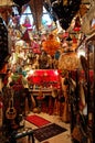 An antiques seller\'s bazaar in the Medina of Tunis, Tunisia Royalty Free Stock Photo