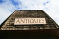 Antiques Sign Royalty Free Stock Photo