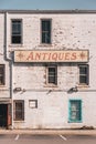 Antiques sign in New London, Connecticut