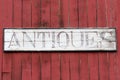 Antiques Sign Royalty Free Stock Photo