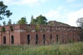 Antiquity architecture barracks construction history military militarytown old ruins russia stones town trees wartimehistory Royalty Free Stock Photo