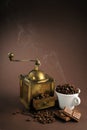 Antiquity coffee machine