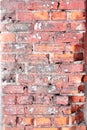 Oldtime oldfashion brickwork