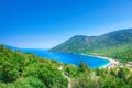 Antisamos beach in Kefalonia island Royalty Free Stock Photo