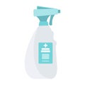 Antiseptic for disinfection. Hand hygiene. Hand washing with soap. Royalty Free Stock Photo